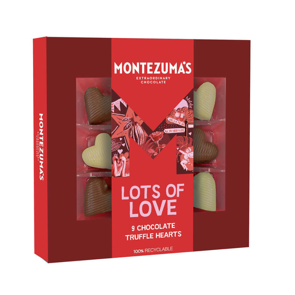 Montezuma Lots of Love Chocolate Truffle Hearts 90g